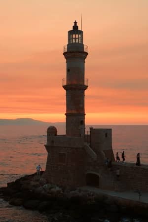 Ikos Kissamos 20 chania lighthouse sunset