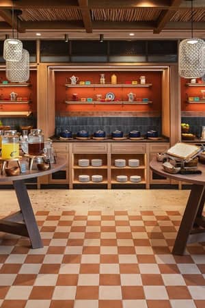 Open kitchen dining at Hyatt Regency Vilamoura Algarve