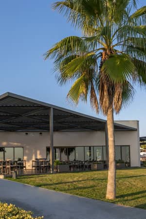 Wabi Sabi restaurant among the gardens at Paloma Orenda