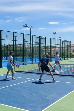 Active Away pickleball gameplay in Vilamoura