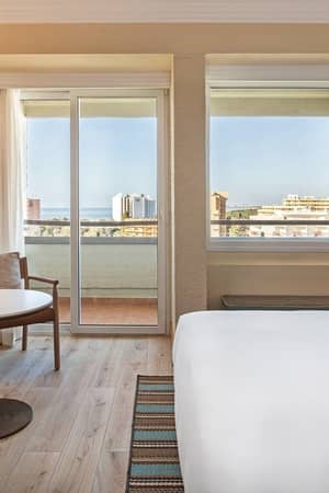 Guest bedroom with balcony at Hyatt Regency Vilamoura Algarve