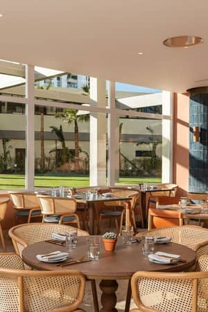 Restaurant seating at Hyatt Regency Vilamoura Algarve