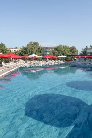 Relax pool and sun terrace at Megasaray Resort Side.