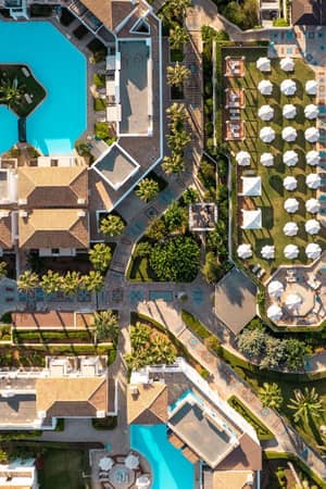 Royal Mare mitsis crete royalmare drone overview4