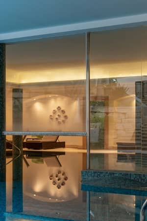 Aphrodite Hills Hotel indoor pool #Aphroditehills ©Backlightmedia