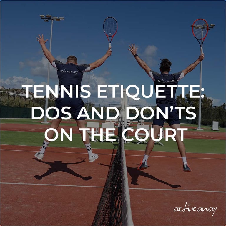 Tennis etiquette community