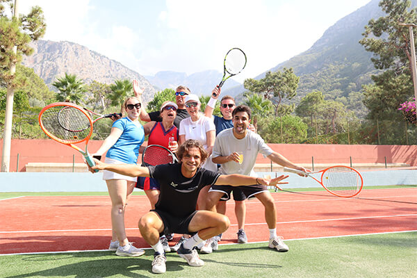 Finn with a group in Liberty Lykia