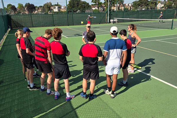 Matchplay and teamwork on court