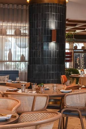 Restaurant seating at Hyatt Regency Vilamoura Algarve