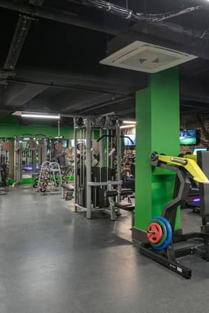 Fitness centre with cardio and strength equipment at Megasaray Resort Side.