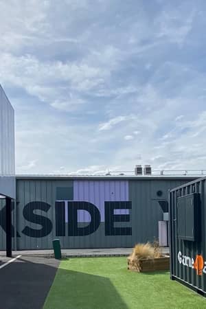 Parkside Padel Club entrance and courts in West London