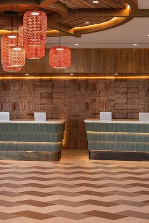 Hotel reception at Hyatt Regency Vilamoura Algarve