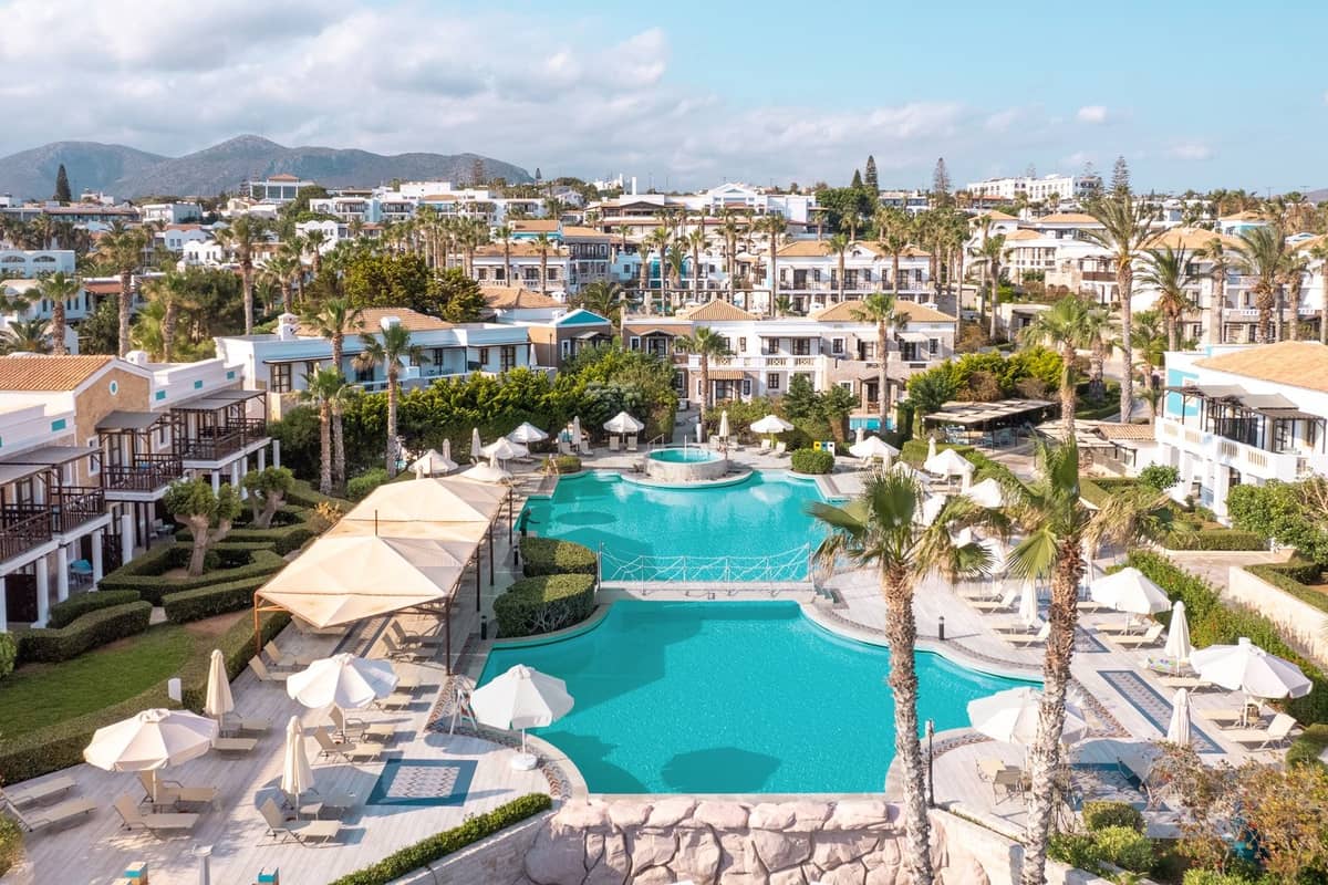 Royal Mare 1. mitsis crete royalmare drone overview
