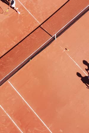 Tennis at Ikos Resorts – aerial court view